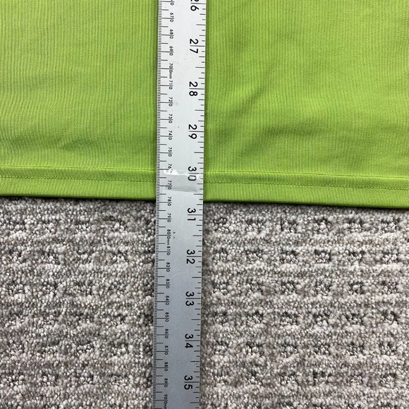 Under ARMOUR Golf Shirt Men Medium M Green Embroidered Logo - STAINS - READ - Picture 13 of 14